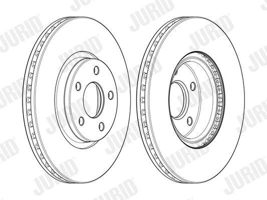 Brake Disc JURID 562624JC-1