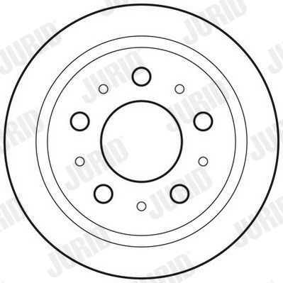 Гальмівний диск JURID 562629JC