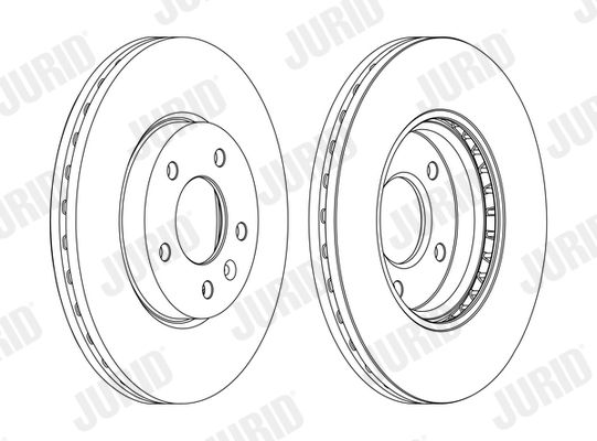 Brake Disc JURID 562631JC-1