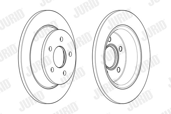 Brake Disc JURID 562655JC