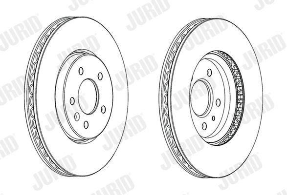 Brake Disc JURID 562852JC-1