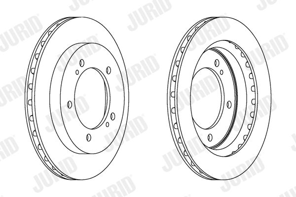 Brake Disc JURID 563049JC