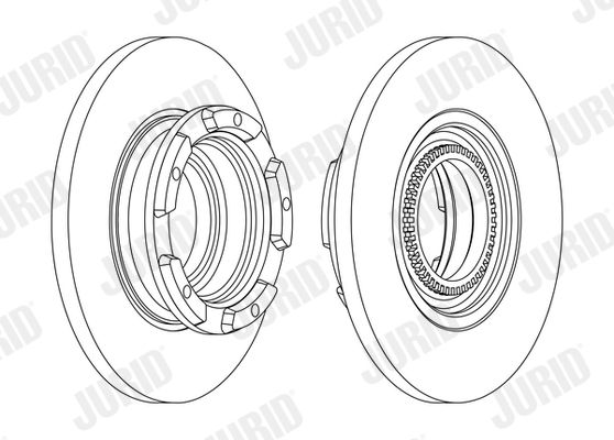 Brake Disc JURID 563126J