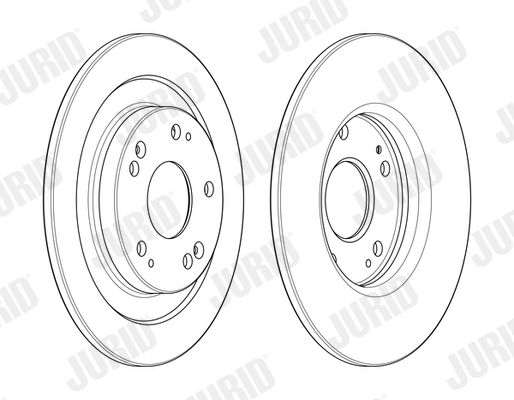 Brake Disc JURID 563128JC