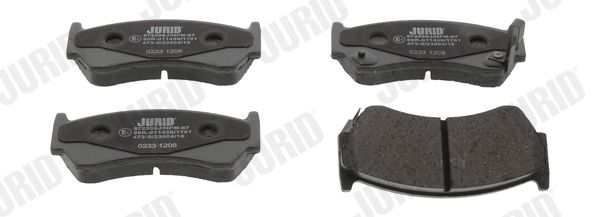 Brake Pad Set, disc brake JURID 572396J