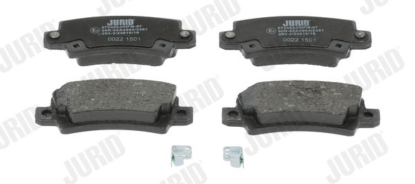 Brake Pad Set, disc brake JURID 572492J