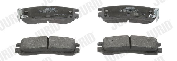 Brake Pad Set, disc brake JURID 573062J