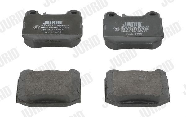 Brake Pad Set, disc brake JURID 573147J