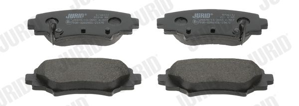 Brake Pad Set, disc brake JURID 573614J