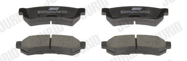 Brake Pad Set, disc brake JURID 573633J