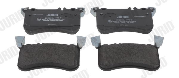 Brake Pad Set, disc brake JURID 573851J