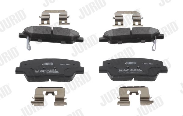 Brake Pad Set, disc brake JURID 573974J