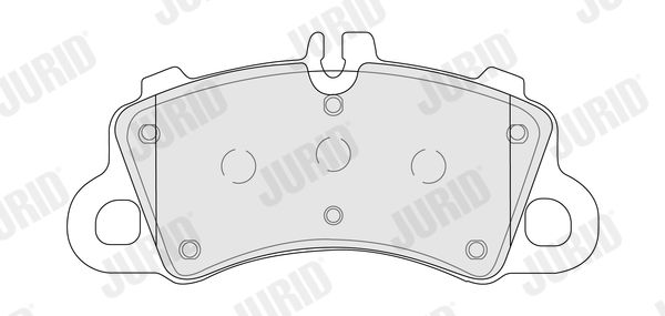 Brake Pad Set, disc brake JURID 574054J