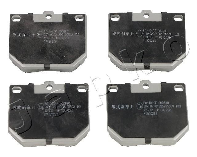 Brake Pad Set, disc brake JAPKO 50108