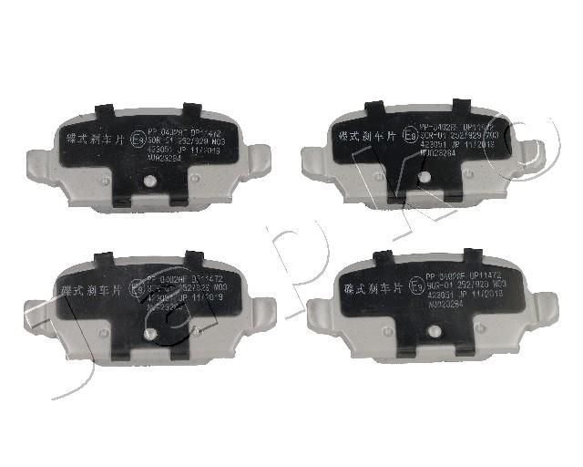 Brake Pad Set, disc brake JAPKO 510402