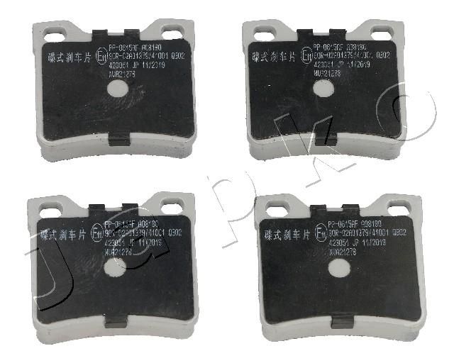 Brake Pad Set, disc brake JAPKO 510615
