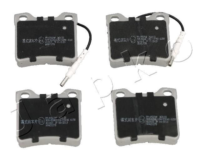 Brake Pad Set, disc brake JAPKO 510616