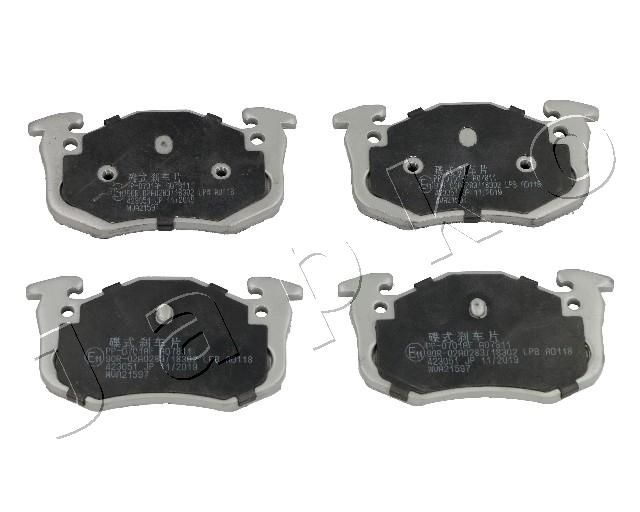 Brake Pad Set, disc brake JAPKO 510701