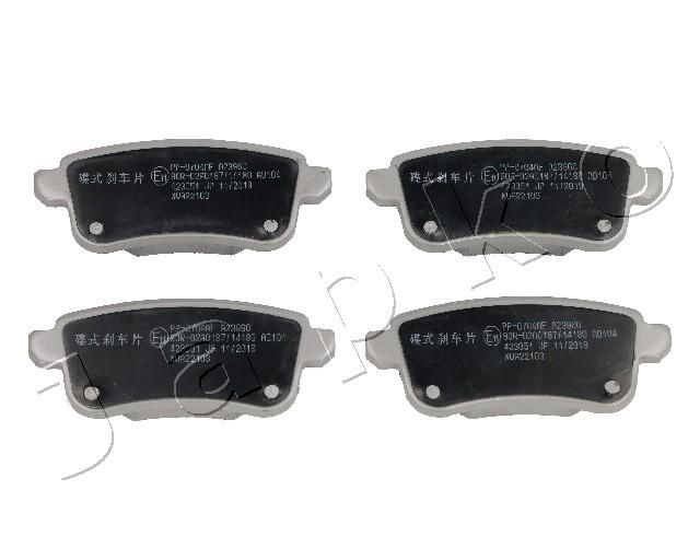 Brake Pad Set, disc brake JAPKO 510704