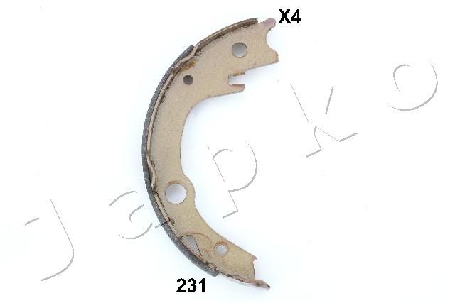 Brake Shoe Set, parking brake JAPKO 55231