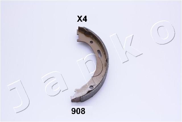 Brake Shoe Set, parking brake JAPKO 55908