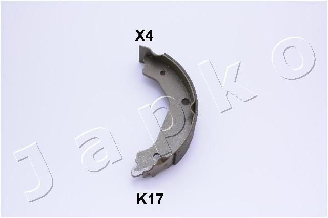 Brake Shoe Set, parking brake JAPKO 55K17