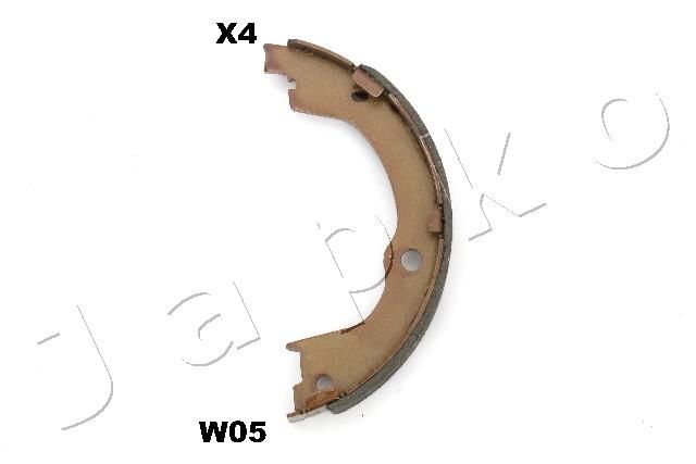 Brake Shoe Set, parking brake JAPKO 55W05