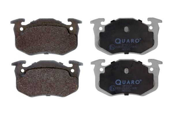 Комплект гальмівних накладок, дискове гальмо QUARO QP0137
