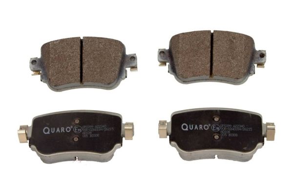 Комплект гальмівних накладок, дискове гальмо QUARO QP0399