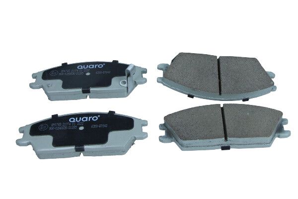 Комплект гальмівних накладок, дискове гальмо QUARO QP0745