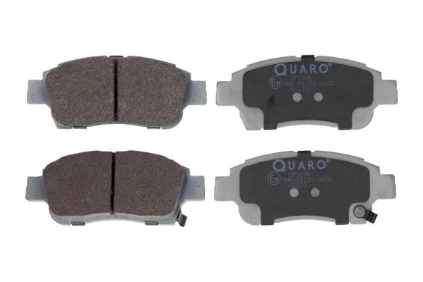 Комплект гальмівних накладок, дискове гальмо QUARO QP1296