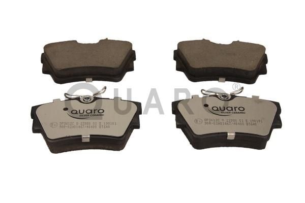 Комплект гальмівних накладок, дискове гальмо QUARO QP3612C