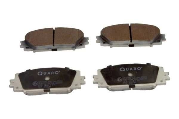 Комплект гальмівних накладок, дискове гальмо QUARO QP3706