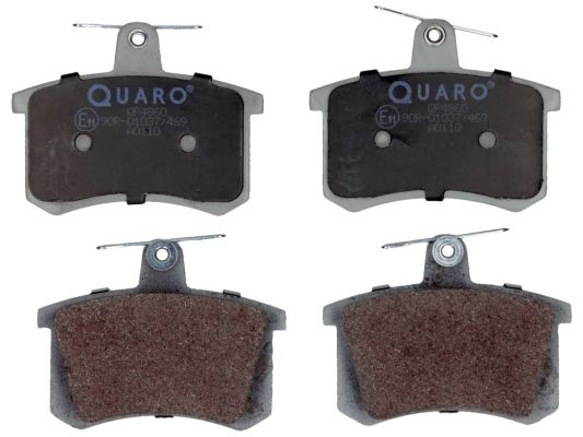 Комплект гальмівних накладок, дискове гальмо QUARO QP4860