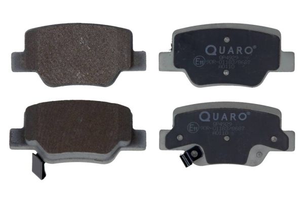 Комплект гальмівних накладок, дискове гальмо QUARO QP4929