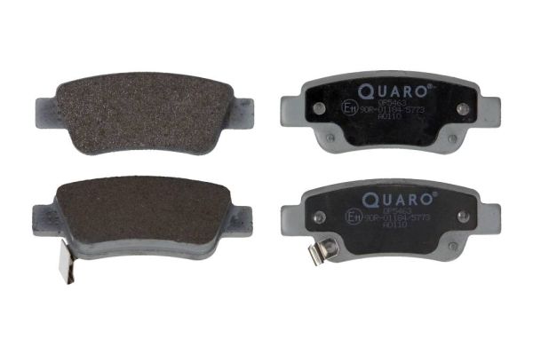 Комплект гальмівних накладок, дискове гальмо QUARO QP5463