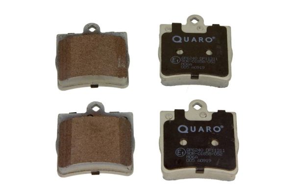Комплект гальмівних накладок, дискове гальмо QUARO QP6240