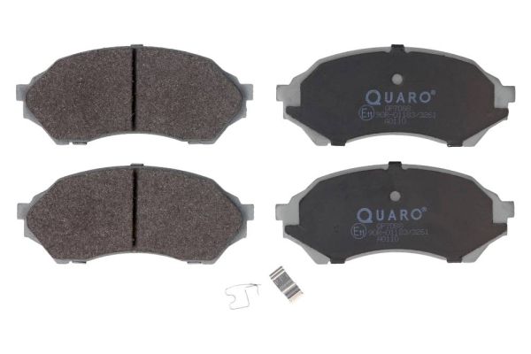 Комплект гальмівних накладок, дискове гальмо QUARO QP7088