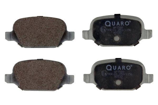 Комплект гальмівних накладок, дискове гальмо QUARO QP7589