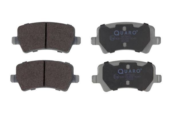 Stabdžių trinkelių rinkinys, diskinis stabdys QUARO QP7660