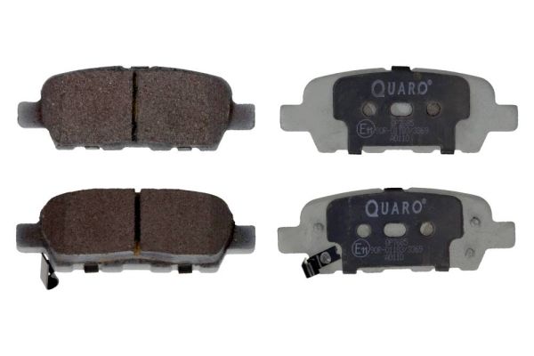 Комплект гальмівних накладок, дискове гальмо QUARO QP7685