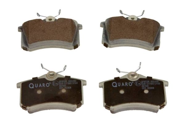 Комплект гальмівних накладок, дискове гальмо QUARO QP8538