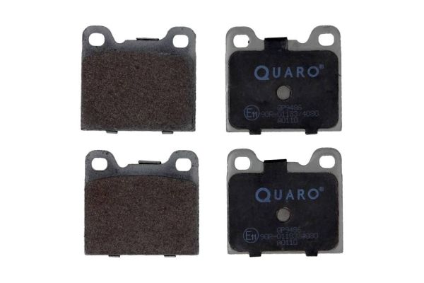 Комплект гальмівних накладок, дискове гальмо QUARO QP9486