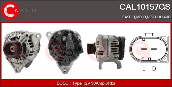 Kintamosios srovės generatorius casco CAL10157GS