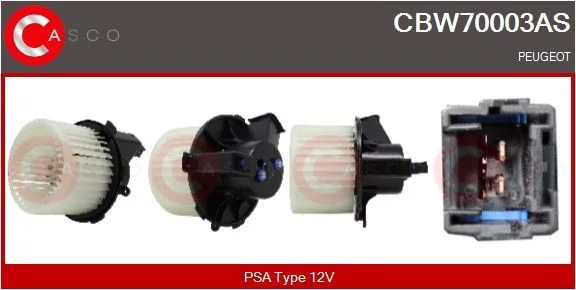 Vidaus pūtiklis casco CBW70003AS