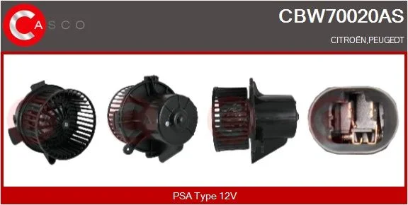 Vidaus pūtiklis casco CBW70020AS