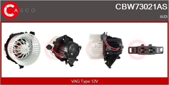 Vidaus pūtiklis CASCO - OSPRZĘT NAGRZEWNICY CHŁODNICY CBW73021AS