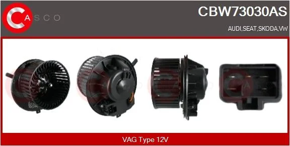Vidaus pūtiklis CASCO - OSPRZĘT NAGRZEWNICY CHŁODNICY CBW73030AS