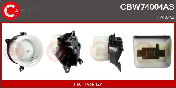 Vidaus pūtiklis CASCO - OSPRZĘT NAGRZEWNICY CHŁODNICY CBW74004AS