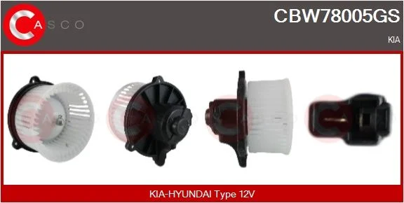 Vidaus pūtiklis casco CBW78005GS